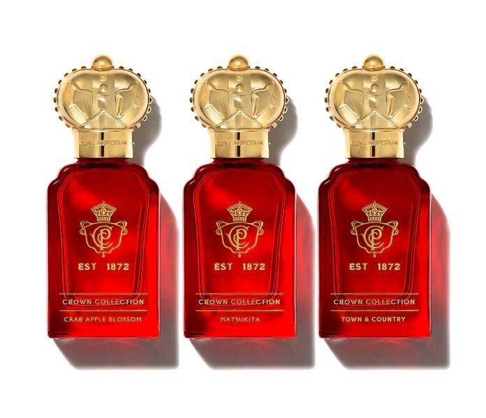 CLIVE CHRISTIAN CROWN COLLECTION TRAVEL SET PARFUM 3 X 10ml