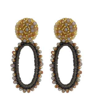 PAULIE POCKET ELLA EARRINGS - CHAMPAGNE