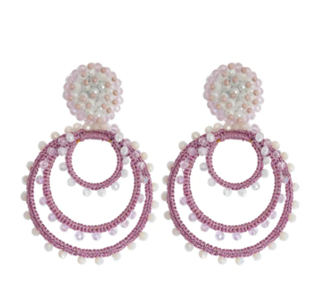 PAULIE POCKET BIBI EARRINGS - PINK