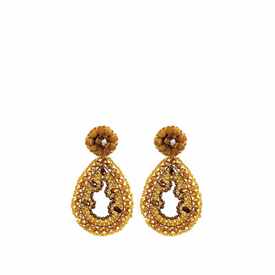 PAULIE POCKET MELANY EARRINGS - GOLD