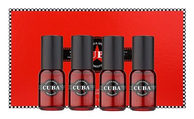 Cuba Cologne Concentrée giftset 4 x 15 ml
